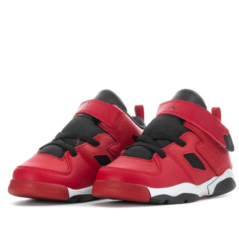 Jordan Red and Black High-Top Sneakers